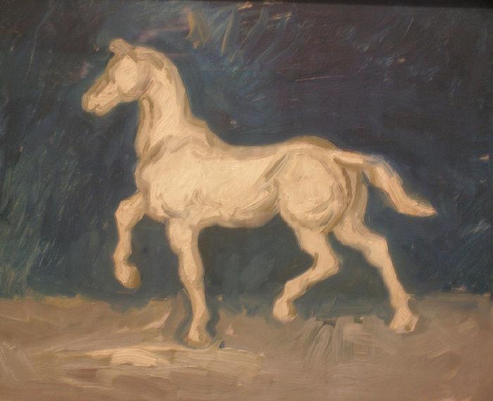 Vincent Van Gogh Plaster Statuette of a Horse Sweden oil painting art